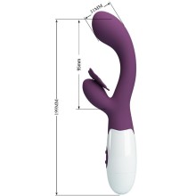 PRETTY LOVE - BUTTERFLY KISS RABBIT VIBRATOR G-SPOT STIMULATOR LILA