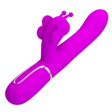 PRETTY LOVE - VIBRADOR COELHO MULTIFUNÇÕES 4 EM 1 BORBOLETE