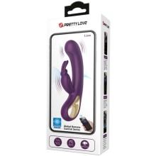 PRETTY LOVE - LIAM RABBIT VIBRATOR G SPOT STIMULATOR PURPLE