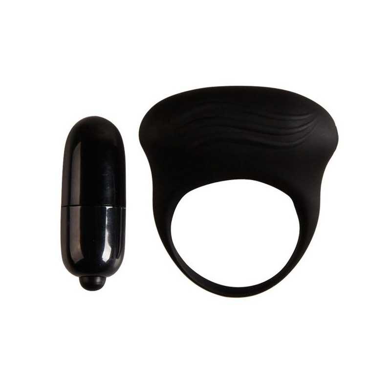 PRETTY LOVE - BERTRAM BLACK VIBRATOR RING