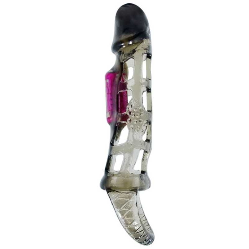 BAILE - PENISVERLNGERUNGSHÜLSE MIT VIBRATION UND RIEMEN 13.5 CM BAILE - PENISVERLNGERUNGSHÜLSE MIT VIBRATION UND RIEMEN 13.5 CM