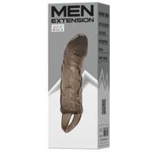 BAILE - PENIS EXTENDER COVER WITH STRAP FOR TESTICLES BLACK