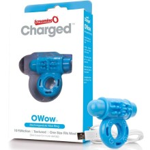 SCREAMING O - ANNEAU PÉNIEN VIBREUR WOW RECHARGEABLE BLEU