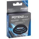 JOYDIVISION POTENZDUO - PLUS CONJUNTO DE 3 ANÉIS PRETOS - S, M