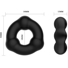 CRAZY BULL - BAGUE EN SILICONE ULTRA DOUX AVEC NODULES