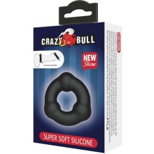 CRAZY BULL - BAGUE EN SILICONE ULTRA DOUX AVEC NODULES