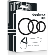 ADDICTED TOYS - ENSEMBLE DANNEAU POUR PÉNIS NOIR