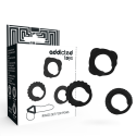 ADDICTED TOYS - C-RING SET BLACK