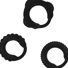 ADDICTED TOYS - C-RING SET BLACK