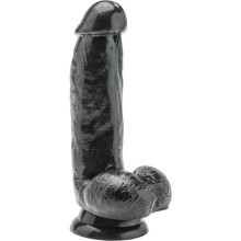 GET REAL - DILDO 12 CM CON SFERE NERO