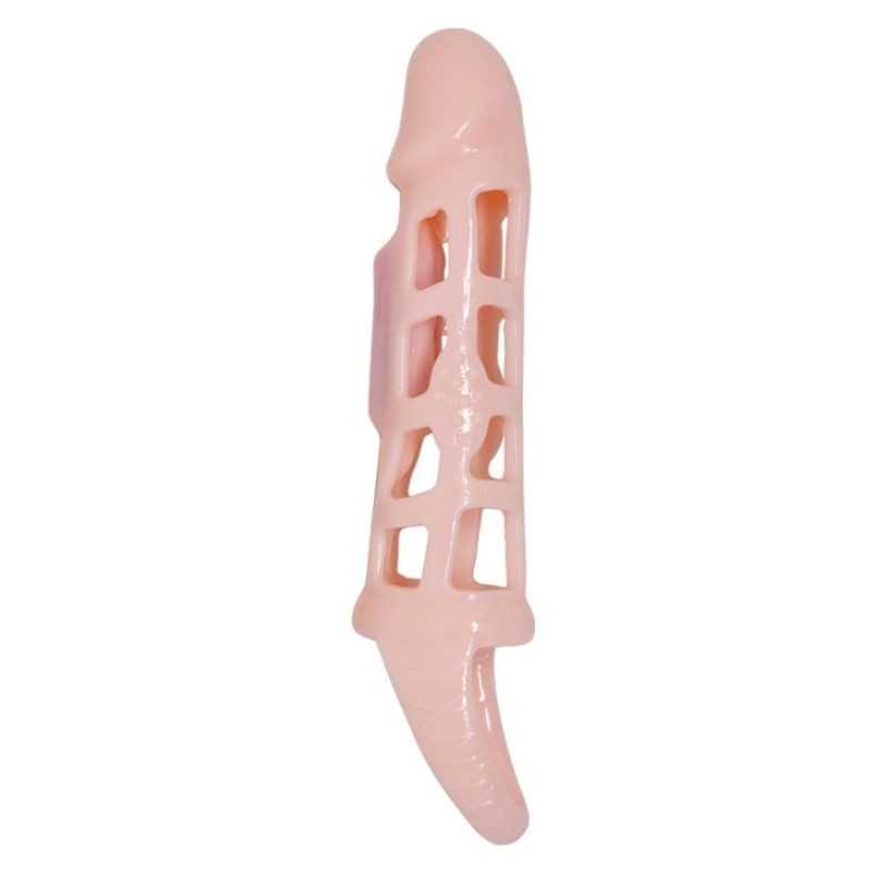BAILE - PENIS EXTENDER COVER MIT VIBRATION UND NATÜRLICHEM GURT BAILE - PENIS EXTENDER COVER MIT VIBRATION UND NATÜRLICHEM GURT