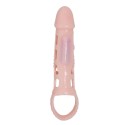 BAILE - PENIS EXTENDER COVER WITH VIBRATION AND NATURAL STRAP