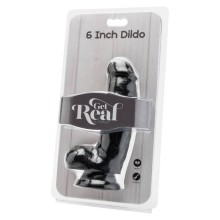 GET REAL - GODE 12 CM AVEC BOULES NOIRES