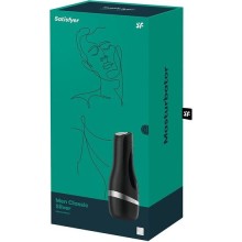 SATISFYER MASTURBATEUR HOMME CLASSIQUE NOIR