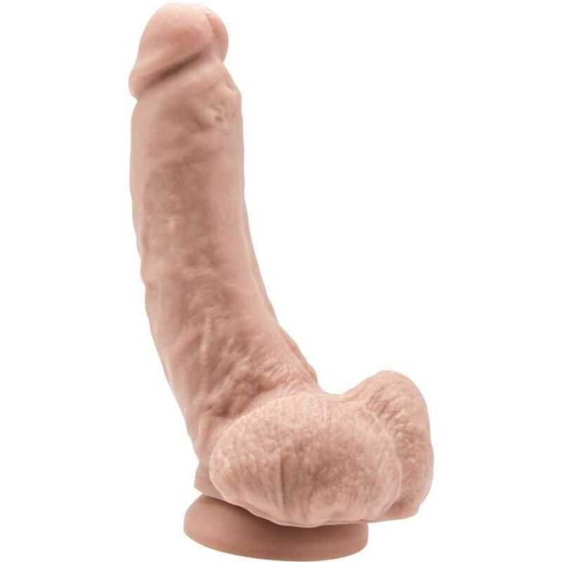 GET REAL - DILDO 20,5 CM COM BOLAS PELE