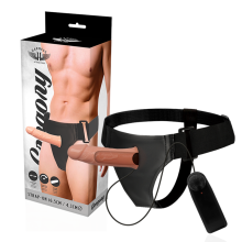 HARNESS ATTRACTION - GREGORY HOLLOW RNES AVEC VIBRATEUR 16.5 CM -O- 4.3 CM