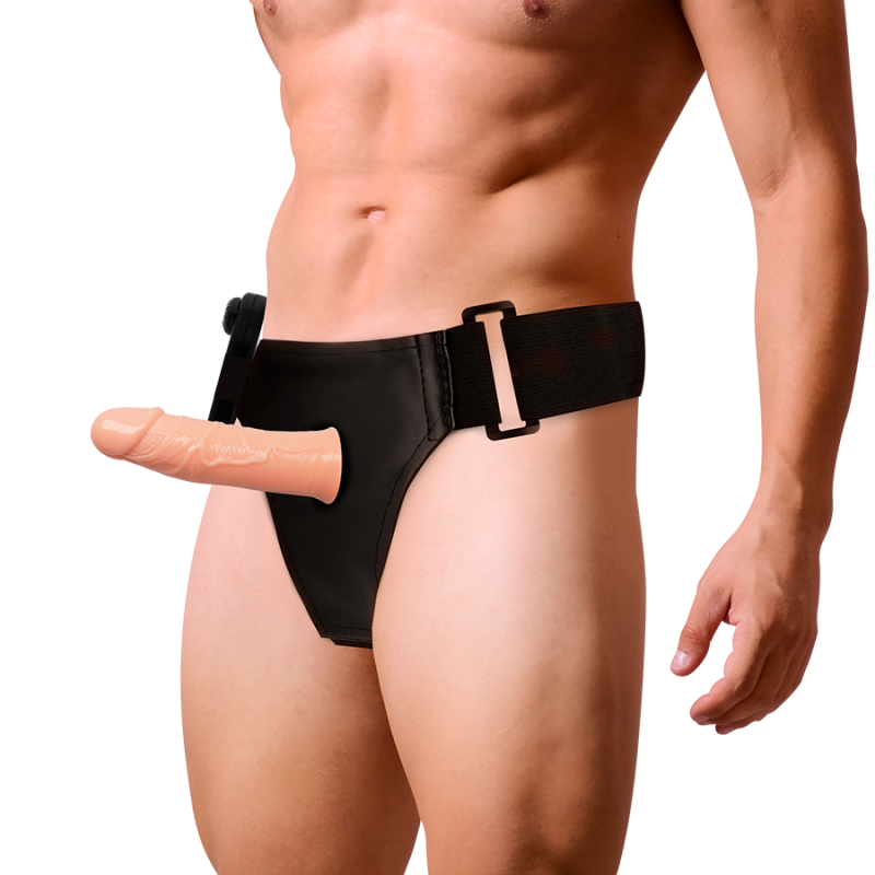 HARNESS ATTRACTION - GREGORY HOLLOW RNES WITH VIBRATOR 16.5 CM