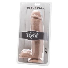 GET REAL - DILDO 25,5 CM WITH BALLS SKIN