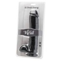 GET REAL - DILDO 28 CM CON SFERE NERO