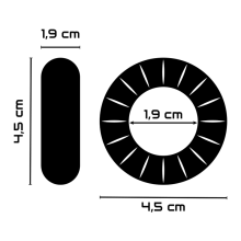 POWERING- ANEL PARA PÊNIS SUPER FLEXÍVEL E RESISTENTE 4,5CM