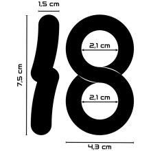 POWERING - SUPER FLEXIBLER UND WIDERSTANDSFÄHIGER PENIS- UND HODENRING PR12 SCHWARZ