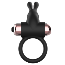 COQUETTE CHIC DESIRE - COCK RING WITH VIBRATOR BLACK/ GOLD