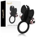 COQUETTE CHIC DESIRE - COCKRING PAPILLON AVEC VIBRATEUR NOIR/ OR