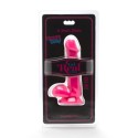 GET REAL - HAPPY DICKS DILDO 12 CM BALLS PINK