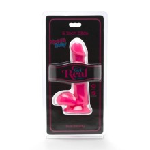 GET REAL - GODE HAPPY DICKS 12 CM BALLES ROSE