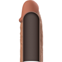 VIRILXL - ESTENSIONE DEL PENE IN SILICONE LIQUIDO V3 MARRONE