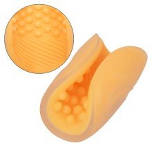 CALEXOTICS - BEADED GRIP MASTURBATOR ORANGE