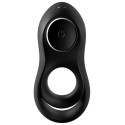 SATISFYER - LEGENDARY DUO RING VIBRATOR BLACK