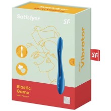 SATISFYER - MULTI VIBRADOR ELASTIC GAME AZUL