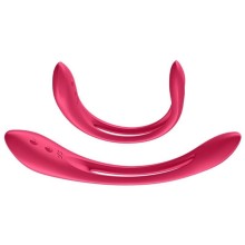 SATISFYER - ELASTIC JOY MULTI VIBRATOR RED