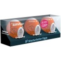 SATISFYER - 3 MASTURBATOR EIER NAUGHTY, SAVAGE CRUNCHY