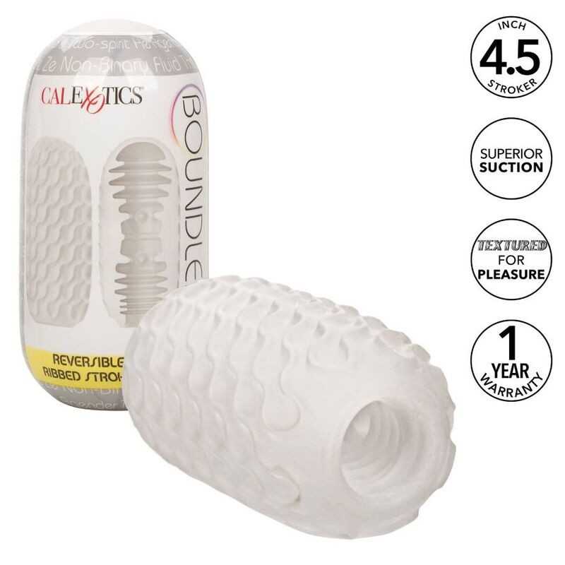 CALEXOTICS - REVERSÍVEL RIBBED STROKER CALEXOTICS - REVERSÍVEL RIBBED STROKER