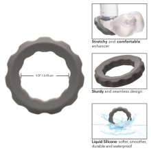 CALEXOTICS - ALPHA ERECT RING GREY