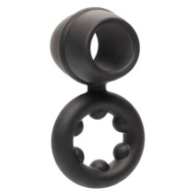 CALEXOTICS - ALPHA DUAL MAGNUM RING BLACK