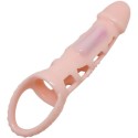 PRETTY LOVE - HARRISON PENIS EXTENDER COVER MIT VIBRATION UND RIEMEN 13.5 CM