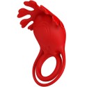 PRETTY LOVE - ANEL VIBRADOR RUBEN 7 VIBRAÕES SILICONE VERMELHO