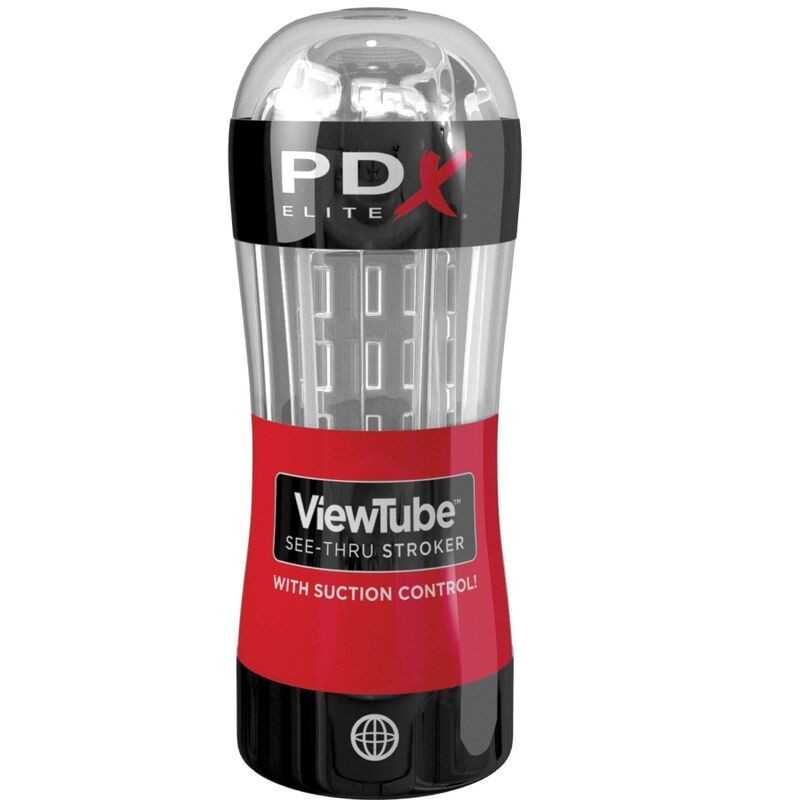PDX ELITE - STROKER VIEWTUBE CONTROL SUCO TRANSPARENTE PDX ELITE - STROKER VIEWTUBE CONTROL SUCO TRANSPARENTE
