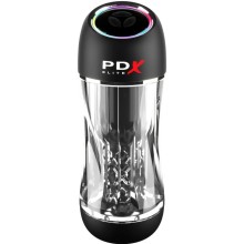 PDX ELITE - VIBRATORE STROKER VIEWTUBE PRO TRASPARENTE