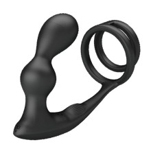 PRETTY LOVE - MARSHALL PENIS RING WITH VIBRATORY ANAL PLUG WITH