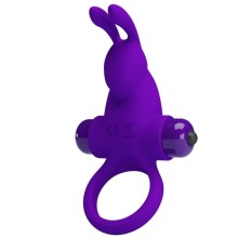 PRETTY LOVE - ANEL VIBRADOR I COELHO PARA PÊNIS ROXO