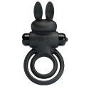 PRETTY LOVE - ANELLO VIBRATOR III RABBIT PER PENE NERO