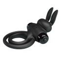 PRETTY LOVE - ANELLO VIBRATOR III RABBIT PER PENE NERO