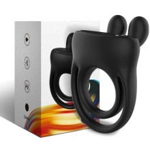 ARMONY - RING VIBRATOR RABBIT BLACK