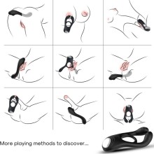 ARMONY - VEYRON DOUBLE VIBRATOR RING TOY FOR COUPLES REMOTE