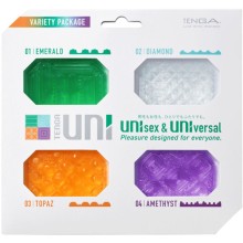 TENGA - CONFEZIONE DITALE MASTURBATORE UNI VARIETY 4 UNIT