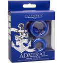 CALEXOTICS - ADMIRAL COCK RING SET BLUE